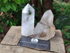 Polished Mixed Inclusion Quartz Crystals x 3 From Madagascar