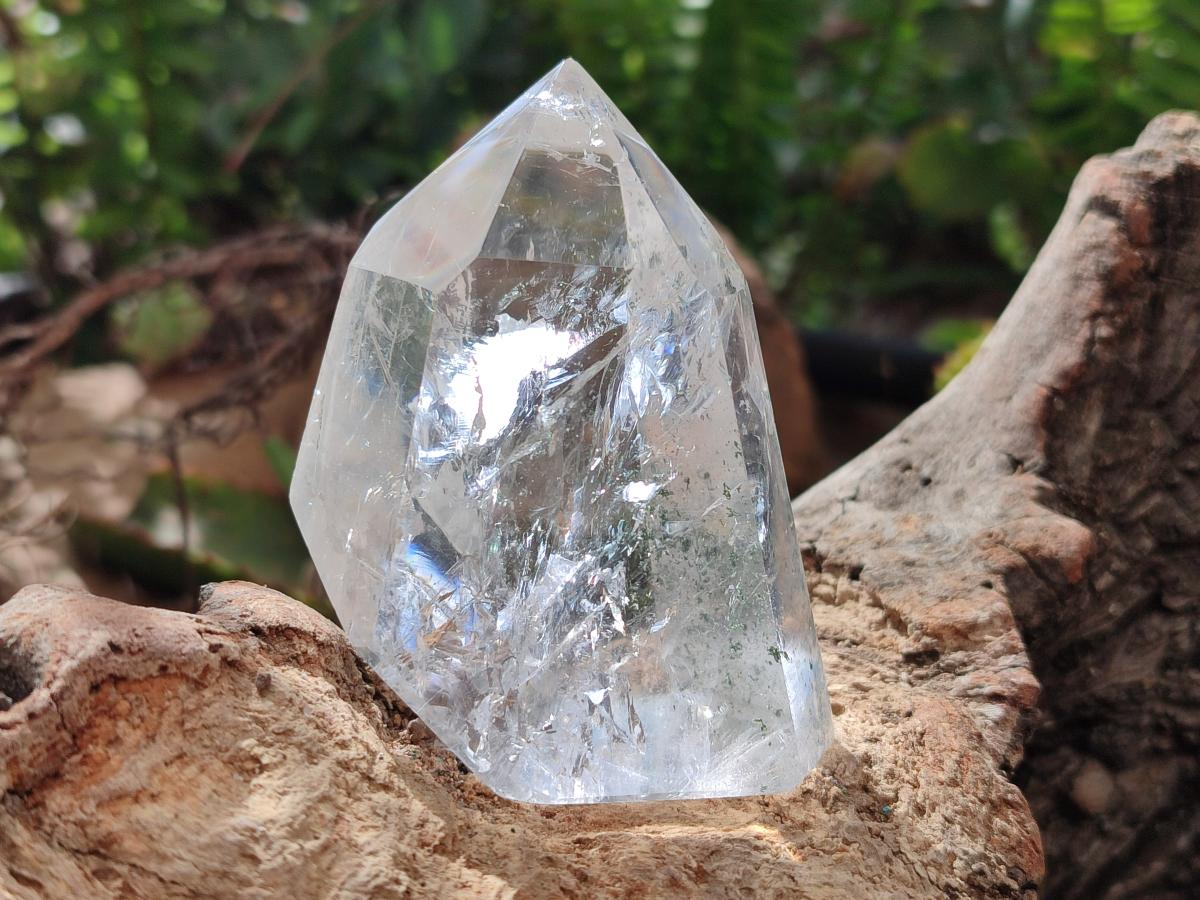 Polished Mixed Inclusion Quartz Crystals x 3 From Madagascar