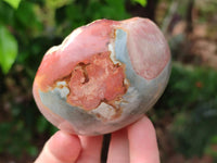 Polished On One Side Polychrome Jasper Nodules x 6 From NW Coast, Madagascar