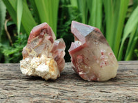 Natural Red Hematoid Quartz Crystals x 12 From Karoi, Zimbabwe