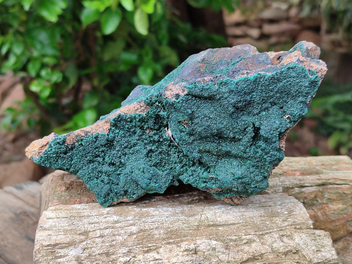 Natural Crystalline Malachite Specimens x 2 From Tenke Fungurume, Congo