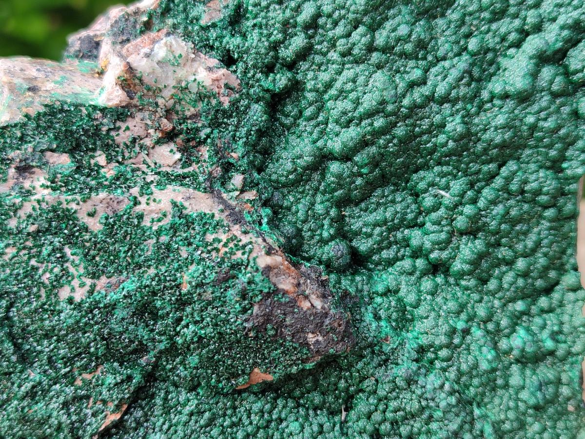 Natural Crystalline Malachite Specimens x 2 From Tenke Fungurume, Congo