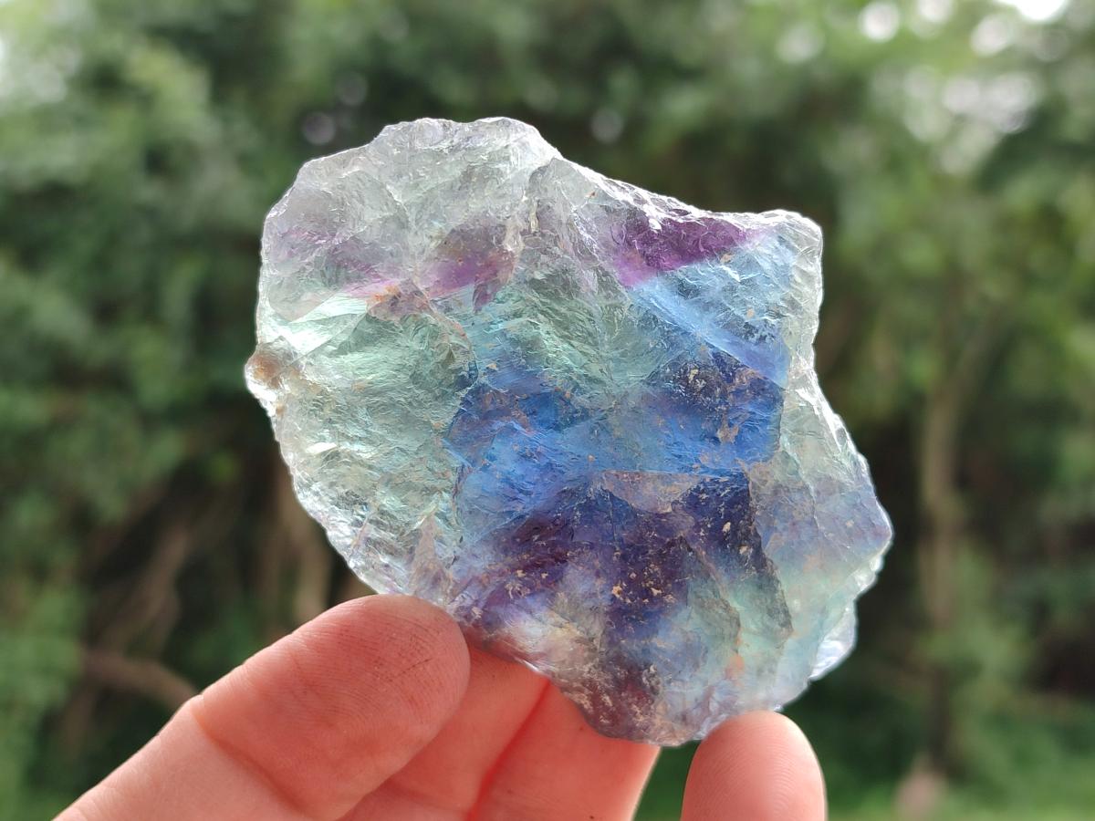 Natural Watermelon Fluorite Cobbed Specimens x 24 From Uis, Namibia