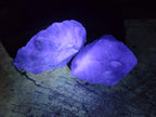 Natural Watermelon Fluorite Cobbed Specimens x 24 From Uis, Namibia
