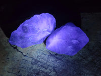 Natural Watermelon Fluorite Cobbed Specimens x 24 From Uis, Namibia