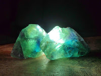 Natural Watermelon Fluorite Cobbed Specimens x 24 From Uis, Namibia