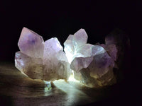 Natural Jacaranda Amethyst Crystal Clusters x 6 From Mumbwa, Zambia