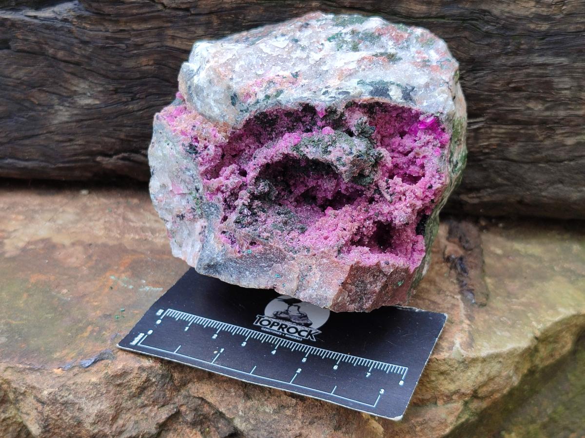 Natural Salrose Cobaltion Dolomite With Heterogenite Specimens x 3 From Kakanda, Congo