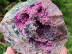 Natural Salrose Cobaltion Dolomite With Heterogenite Specimens x 3 From Kakanda, Congo