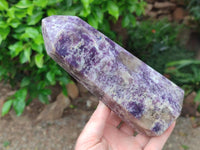 Polished Lepidolite Display Crystals x 2 From Ambatondrazaka, Madagascar