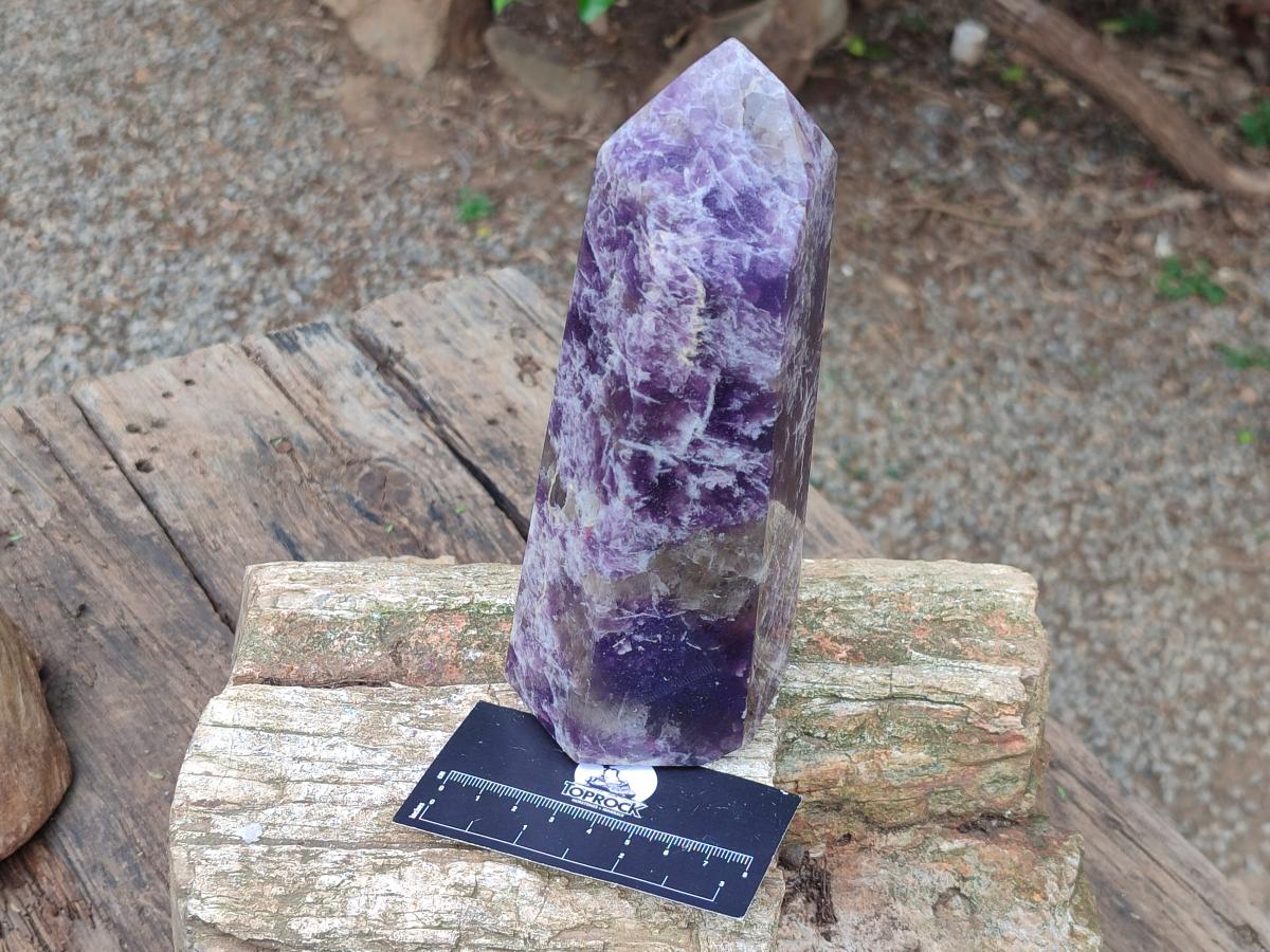 Polished Lepidolite Display Crystals x 2 From Ambatondrazaka, Madagascar