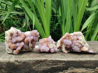 Natural Amethyst and Ametrine Spirit Clusters x 5 From Boekenhouthoek, South Africa