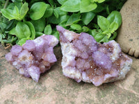 Natural Amethyst and Ametrine Spirit Clusters x 5 From Boekenhouthoek, South Africa