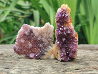 Natural Dark Purple Amethyst Quartz Crystal Plates x 24 From Boekenhouthoek, South Africa
