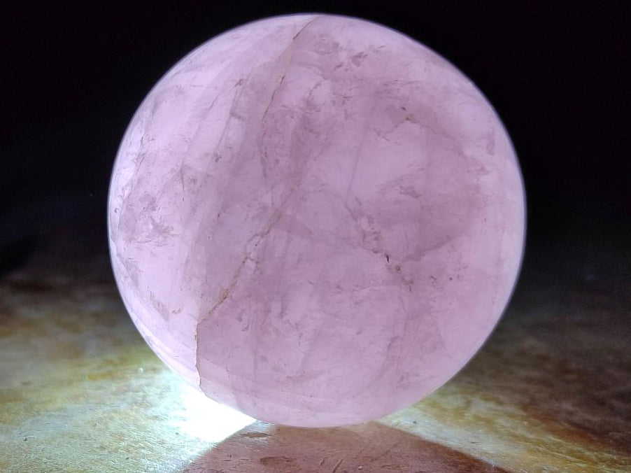 Polished Star Rose Quartz Spheres x 6 From Madagascar