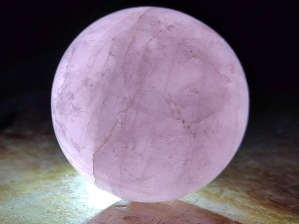 Polished Star Rose Quartz Spheres x 6 From Madagascar