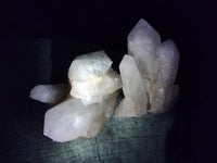 Natural Candle Quartz Crystal Clusters x 6 From Antsirabe, Madagascar