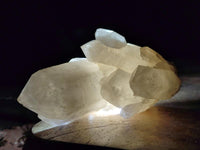 Natural Candle Quartz Crystal Clusters x 6 From Antsirabe, Madagascar