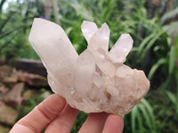 Natural Candle Quartz Crystal Clusters x 6 From Antsirabe, Madagascar