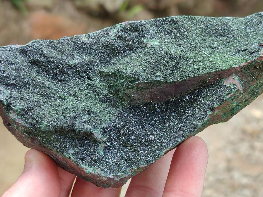 Natural Libethenite Crystals On Dolomite Matrix Specimens x 3 From Shituru, Congo