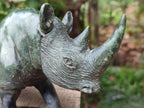 Hand Made Verdite Rhino Carving x 1 From Zimbabwe
