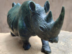 Hand Made Verdite Rhino Carving x 1 From Zimbabwe