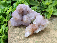 Natural Amethyst and Ametrine Spirit Clusters x 6 From Boekenhouthoek, South Africa