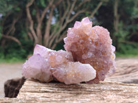 Natural Amethyst and Ametrine Spirit Clusters x 6 From Boekenhouthoek, South Africa