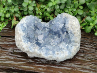 Natural Blue Celestite Specimen Geode x 1 From Sakoany, Madagascar