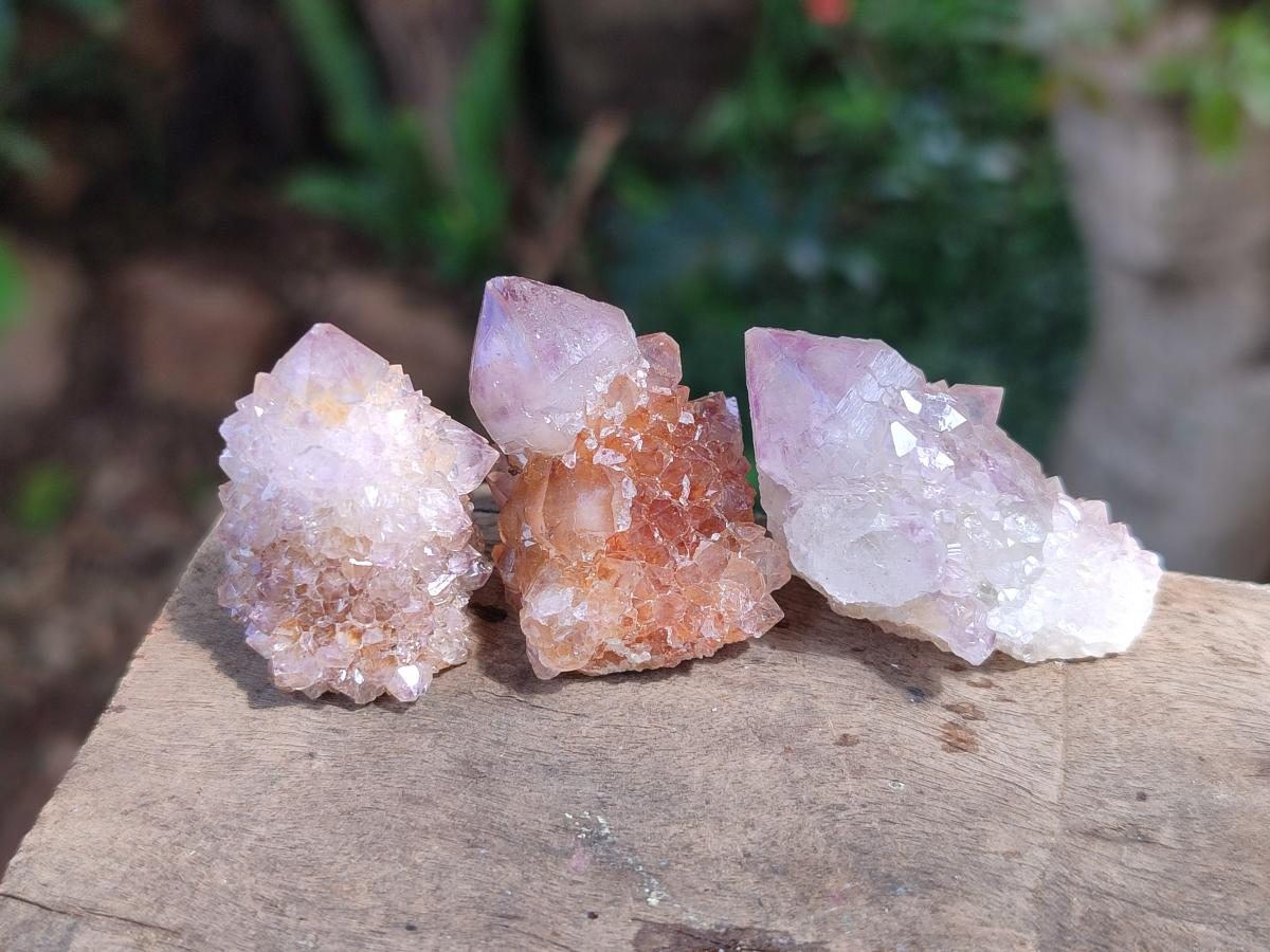 Natural Sunburst Amethyst Spirit Crystals x 70 From Boekenhouthoek, South Africa