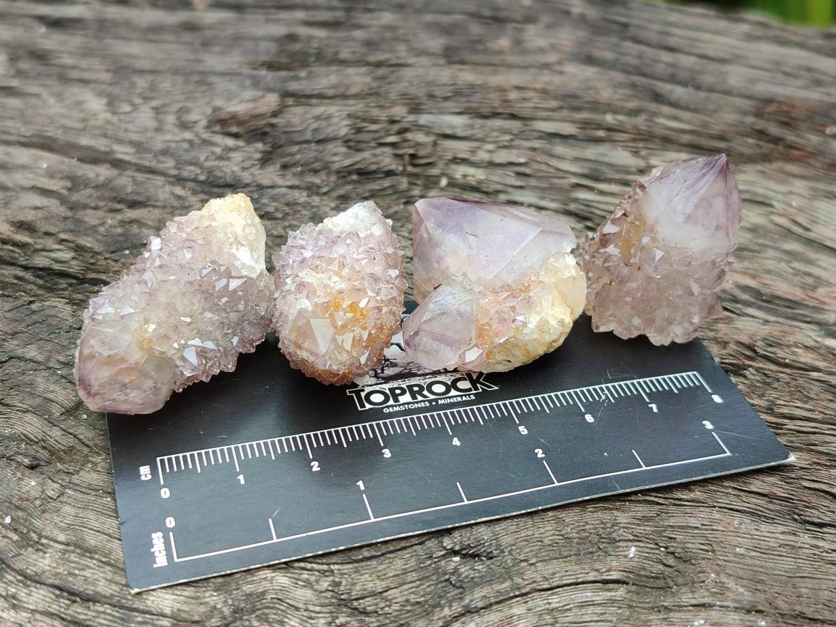 Natural Sunburst Amethyst Spirit Crystals x 70 From Boekenhouthoek, South Africa