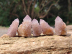 Natural Sunburst Amethyst Spirit Crystals x 70 From Boekenhouthoek, South Africa