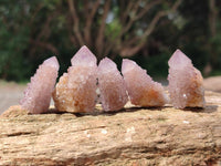 Natural Sunburst Amethyst Spirit Crystals x 70 From Boekenhouthoek, South Africa