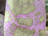 Polished Stichtite Standing Free Forms x 2 From Barberton, South Africa