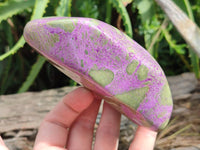 Polished Stichtite Standing Free Forms x 2 From Barberton, South Africa