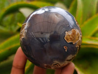 Polished Red Shashe River Banded Agate Spheres x 4 From Shashe River, Zimbabwe