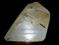 Polished Tourmalinated Faceted Quartz Crystal x 1 From Madagascar