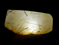 Polished Tourmalinated Faceted Quartz Crystal x 1 From Madagascar