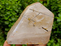 Polished Tourmalinated Faceted Quartz Crystal x 1 From Madagascar