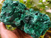 Natural Silky Malachite Specimen x 1 From Kasompe, Congo
