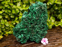 Natural Silky Malachite Specimen x 1 From Kasompe, Congo