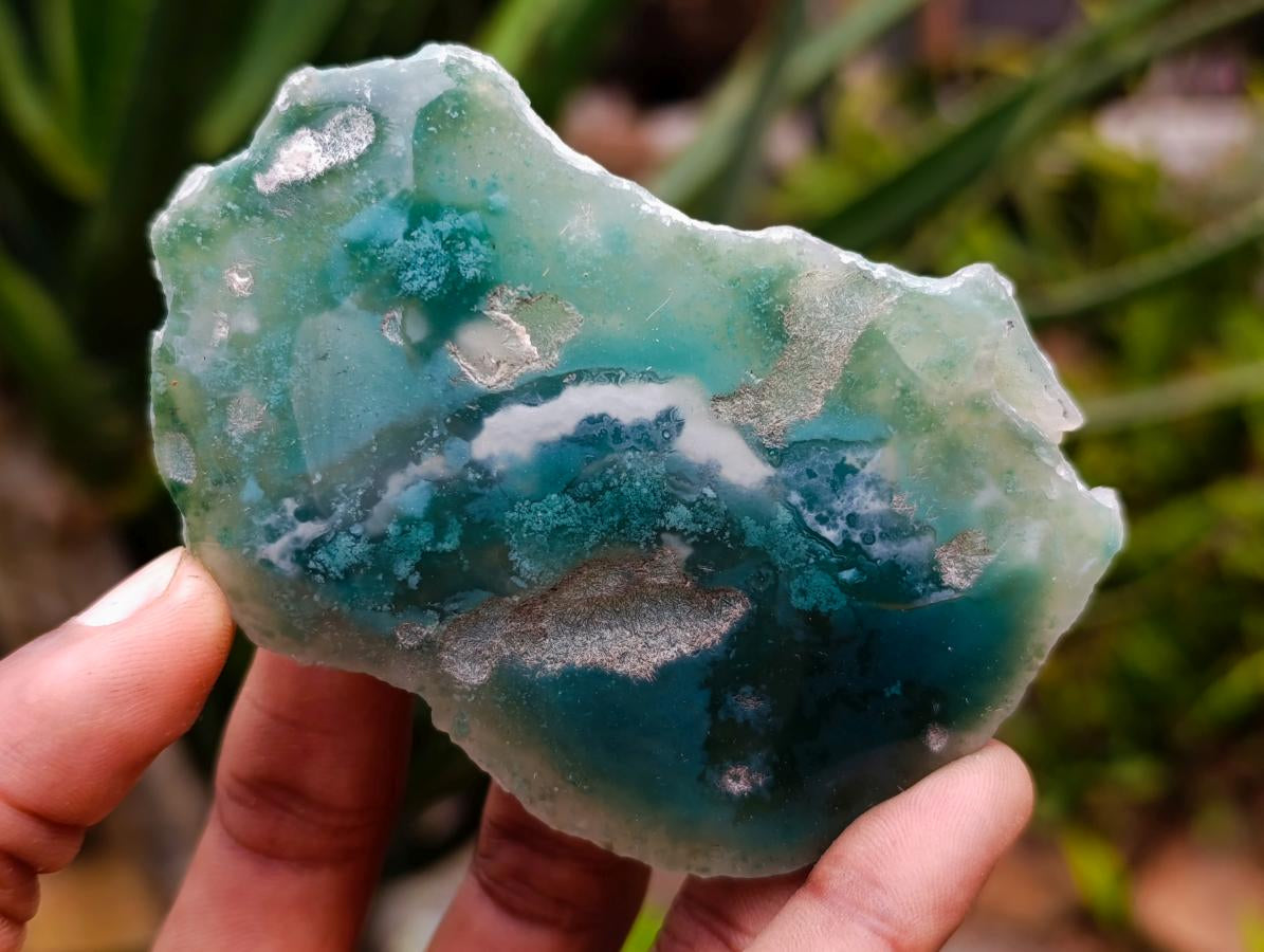 Polished On One Side Mtorolite Plates x 12 From Mutorashanga, Zimbabwe