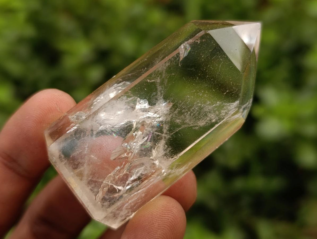 Polished Clear Quartz Crystals x 12 From Madagascar