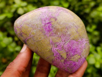 Polished Stichtite Standing Free Forms x 3 From Barberton, South Africa