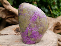 Polished Stichtite Standing Free Forms x 3 From Barberton, South Africa