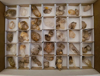 Natural Clear And Smokey Window Quartz Crystals x 63 From Brandberg, Namibia