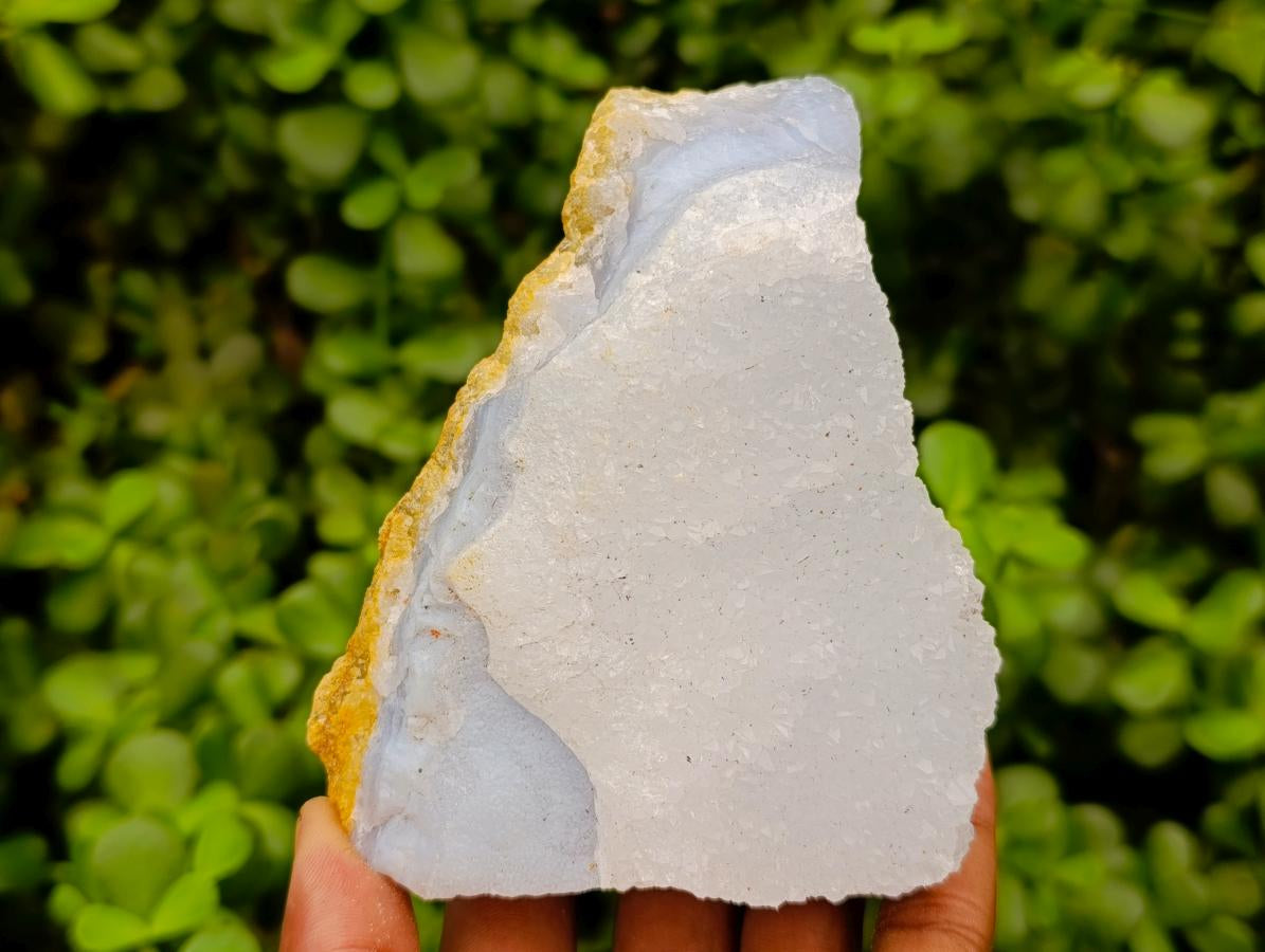 Natural Blue Lace Agate Geode Specimens x 6 From Nsanje, Malawi