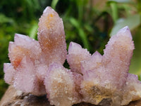 Natural Amethyst and Ametrine Spirit Clusters x 12 From Boekenhouthoek, South Africa
