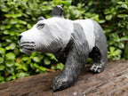 Hand Made Panda Soapstone Carving x 1 From Zimbabwe
