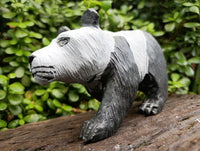 Hand Made Panda Soapstone Carving x 1 From Zimbabwe